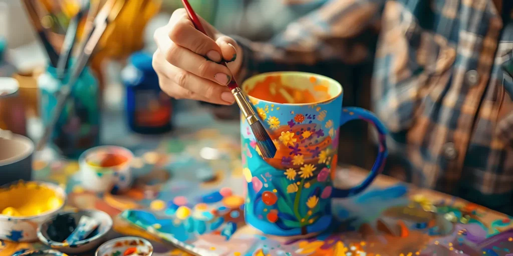 Pigment Liège - peinture sur céramique